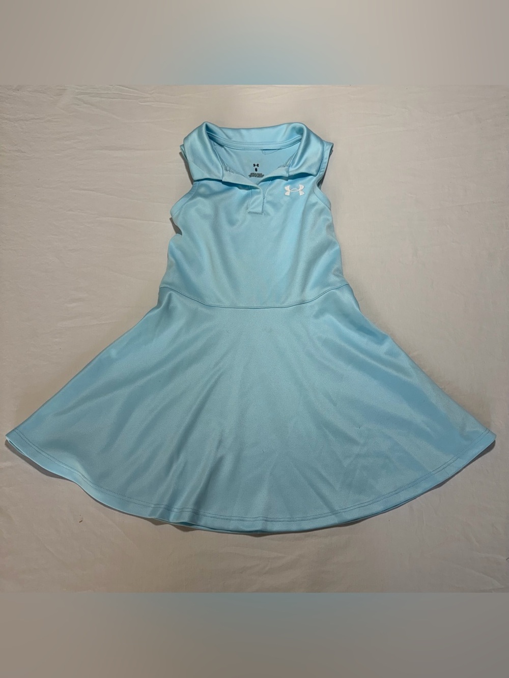 Under Armour Girls Light Blue Performance Polo Skater Dress